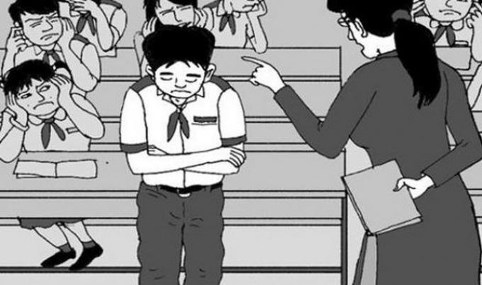 Theo dự thảo, việc phân định thế nào là xúc phạm học trò hiện chưa rõ ràng
