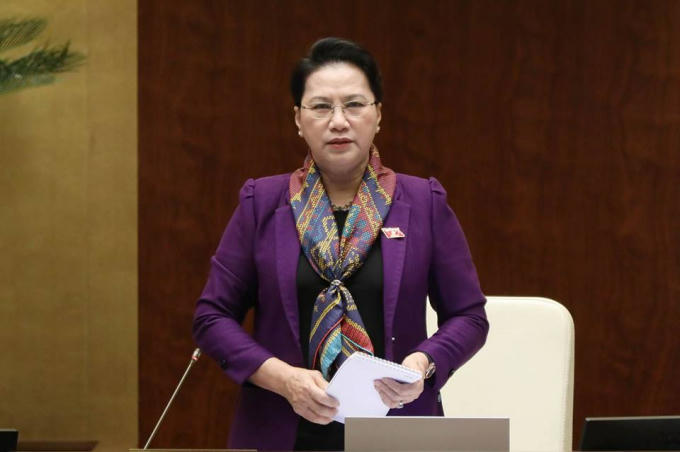 Chủ tịch QH Nguyễn Thị Kim Ngân.