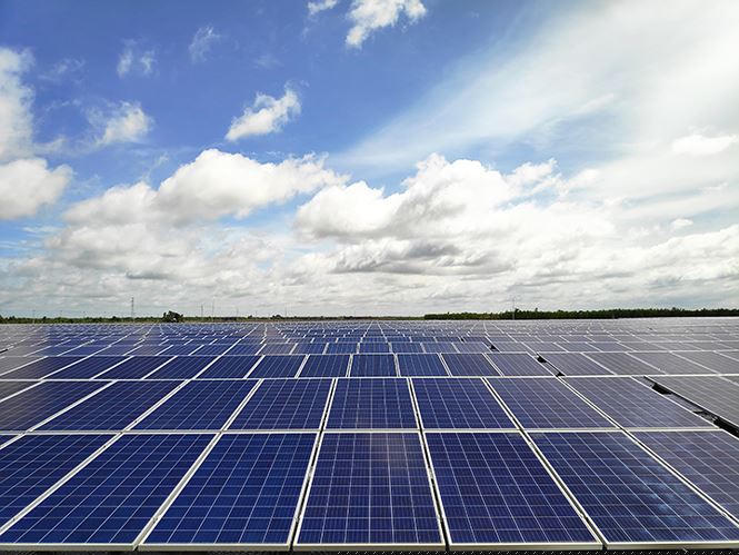 Khánh thành nhà máy điện mặt trời ở Long An  - ảnh 1