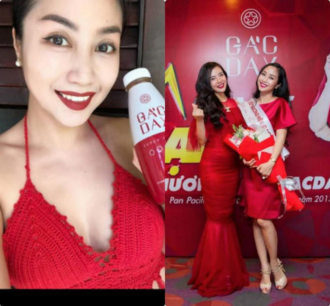 Hình ảnh Ốc Thanh Vân được dùng để quảng cáo công dụng của nước uống ngừa ung thư, bà chủ của công ty có sản phẩm này đã bị bắt vì làm hàng giả, hàng nhái.