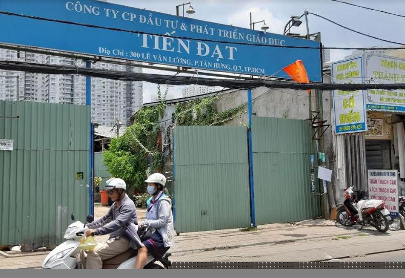 Dự án của Cty CP đầu tư phát triển giáo dục Tiến Đạt có dấu hiệu chiếm dụng đất sông rạch, sử dụng đất sai quy hoạch.