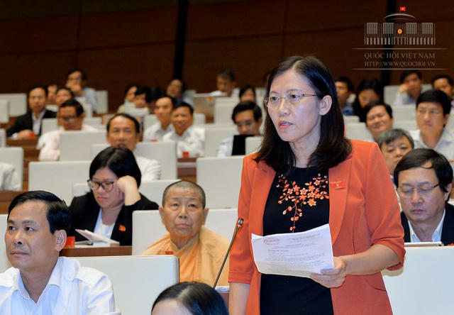 Đại biểu Quốc hội Lê Thị Nga (Thái Nguyên).