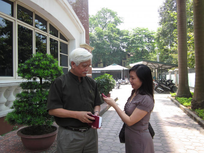 Nhà sử học Dương Trung Quốc trả lời PV Phapluatplus.vn