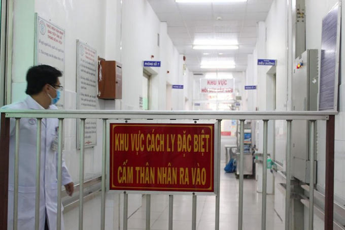 Khu cách ly bệnh nhân nhiễm Covid-19. Hình minh họa.