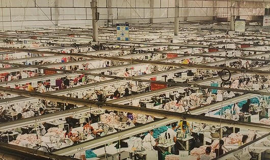 Xưởng sản xuất của một nhà máy may ở Phú Thọ. (Ảnh minh họa: ILO)