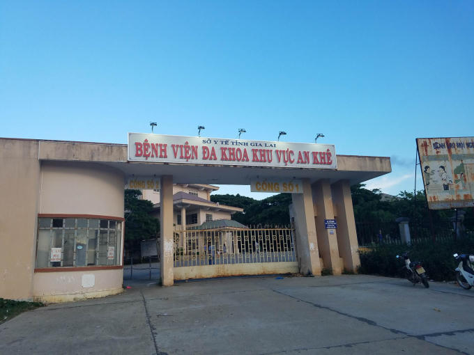 Bệnh viện đa khoa khu vực An Khê nơi xảy ra vụ việc