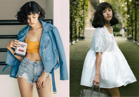 Phong cách thời trang khá chất cũng là yếu tố giúp 9X thu hút nhiều fan trên mạng xã hội.