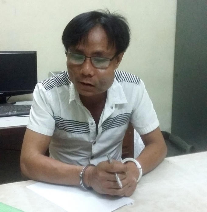 Đối tượng tại cơ quan chức năng.