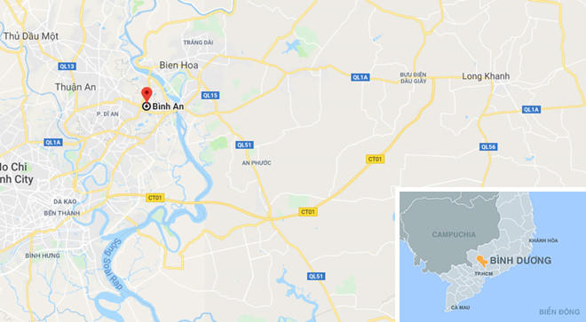 Địa điểm xảy ra vụ án. Ảnh: Google Maps.