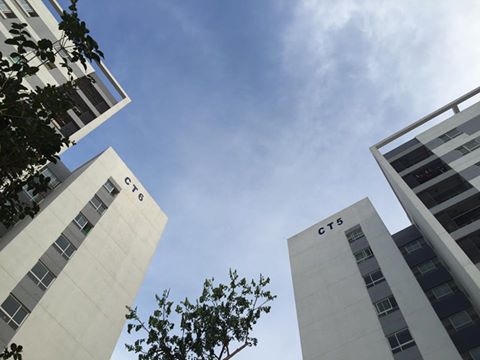 Khu nhà ở xã hội ở huyện Thanh Trì, Hà Nội. Ảnh Doanh Quốc