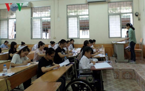 Thí sinh tham dự kỳ thi THPT Quốc gia năm 2016