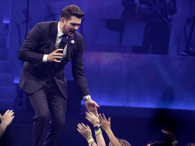 Ca sĩ Michael Bublé.