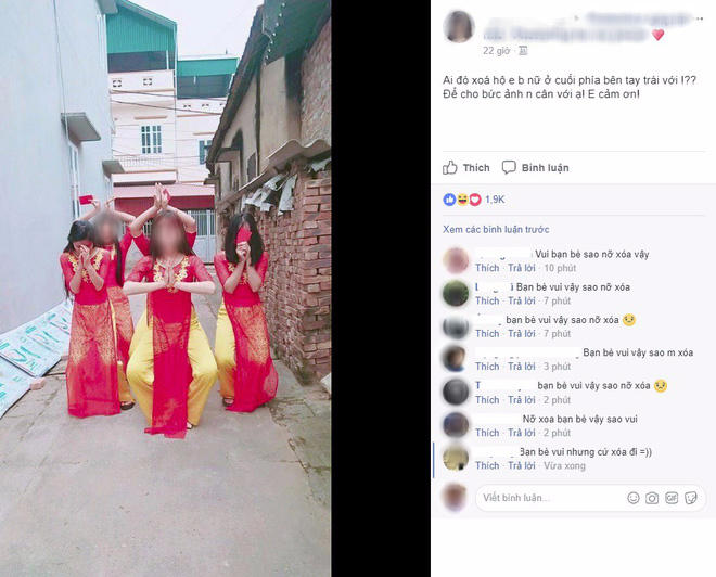 Dòng nhờ vả của cô bạn.