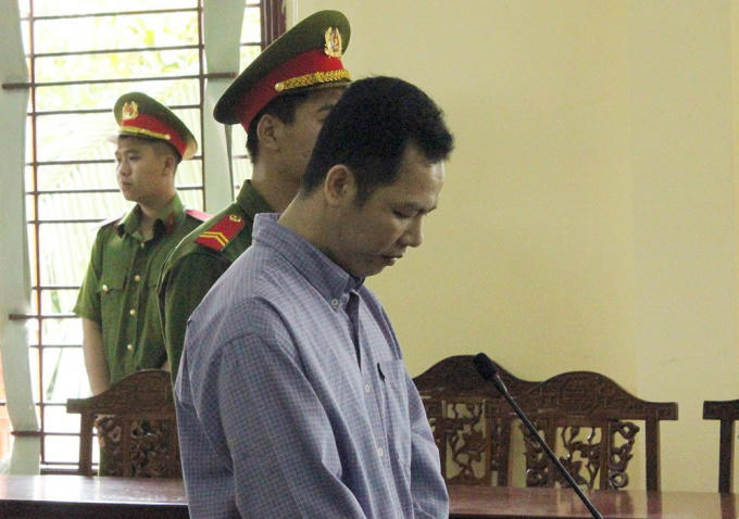 Bị cái Tín tại tòa. (Ảnh: báo Vietnamnet)