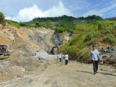 Vị trí khảo sát tại thôn Hoa.