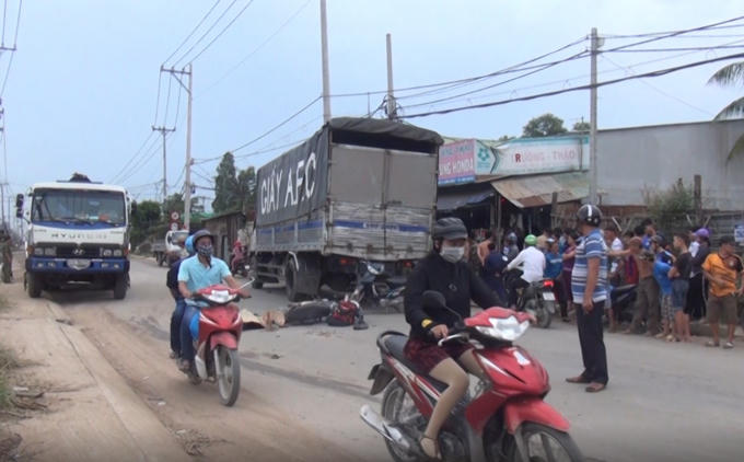 Hiện trường vụ tai nạn