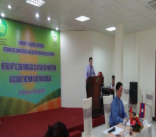 TS. Nguyễn Thanh Phong, Cục trưởng Cục ATTP phát biểu khai mạc hội thảo