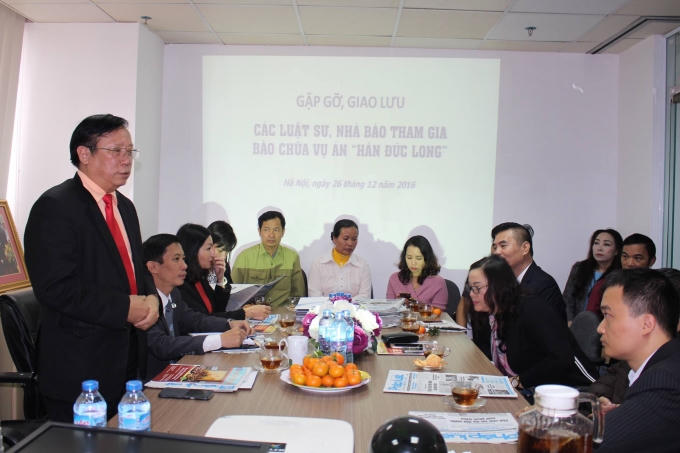 Toàn cảnh buổi giao lưu, gặp gỡ với các luật sư, nhà báo đồng hành cùng vụ án Hàn Đức Long.
