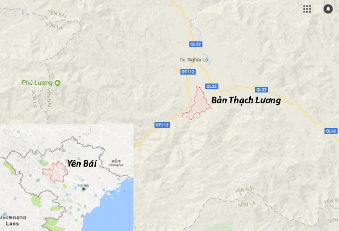Nơi diễn ra màn giải cứu 31 người khỏi bão lũ. (Ảnh: Google Maps)