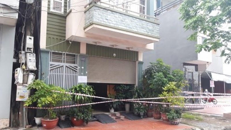 Nhà nghỉ nơi phát hiện nam thanh niên tử vong. Ảnh: Công an TP Hải Phòng.