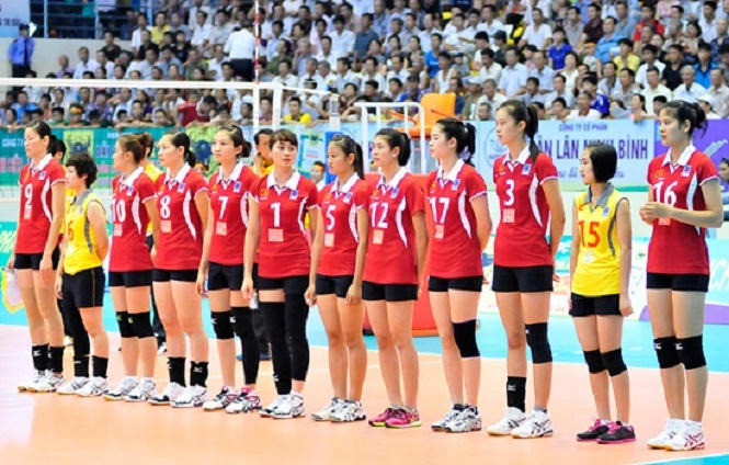 Nữ PVD Thái Bình không ngừng vươn lên tại Giải. (Ảnh: Internet)