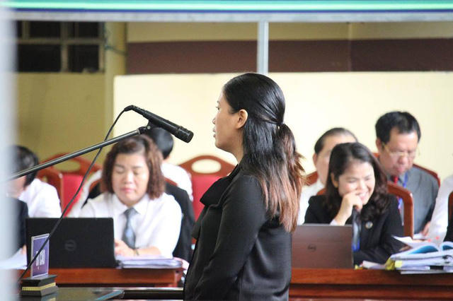 Bị cáo Lê Thị Lan Thanh.