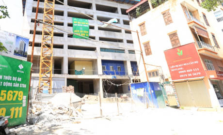Dự án tổ hợp thương mại, văn phòng và nhà ở cao tầng - Eco Green Tower ở số 1, phố Giáp Nhị, quận Hoàng Mai.