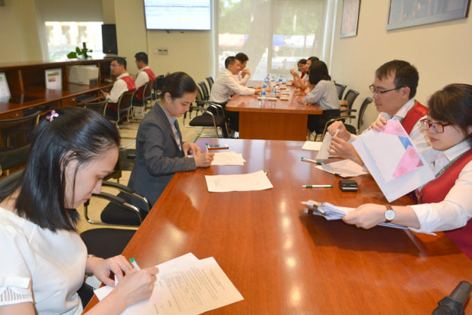 Ngân hàng TMCP Ngoại thương Việt Nam (Vietcombank) vừa tổ chức phiên bán đấu giá thoái vốn 534 tỷ đồng. Ảnh: HNX