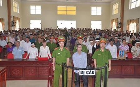 HĐXX đã tuyên phạt bị cáo mức án Tử hình (Ảnh: báo Thanh hóa).