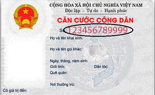 Thẻ căn cước công dân có 12 chữ số (Ảnh minh họa).