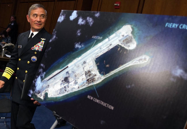 Đô đốc Harris có quan điểm cứng rắn với những hành động hung hăng của Trung Quốc ở Biển Đông.