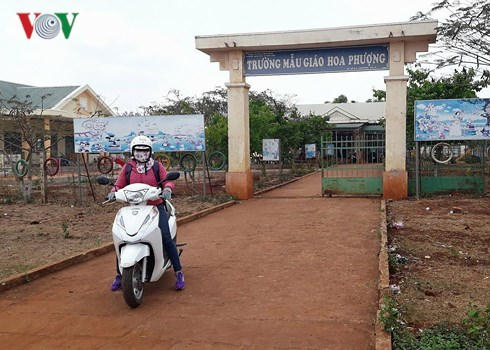 Trường mẫu giáo Hoa Phượng (Ảnh: VOV)