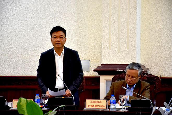 Bí thư Ban Cán sự Đảng, Bộ trưởng Bộ Tư pháp Lê Thành Long bày tỏ mong muốn Bộ Chính trị, Ban Bí thư xem xét ban hành Chỉ thị về tăng cường sự lãnh đạo của Đảng đối với công tác xây dựng pháp luật và tổ chức thi hành pháp luật