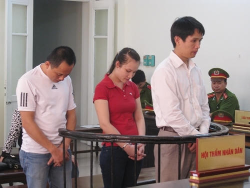 Bị cáo An tại phiên tòa sơ thẩm.