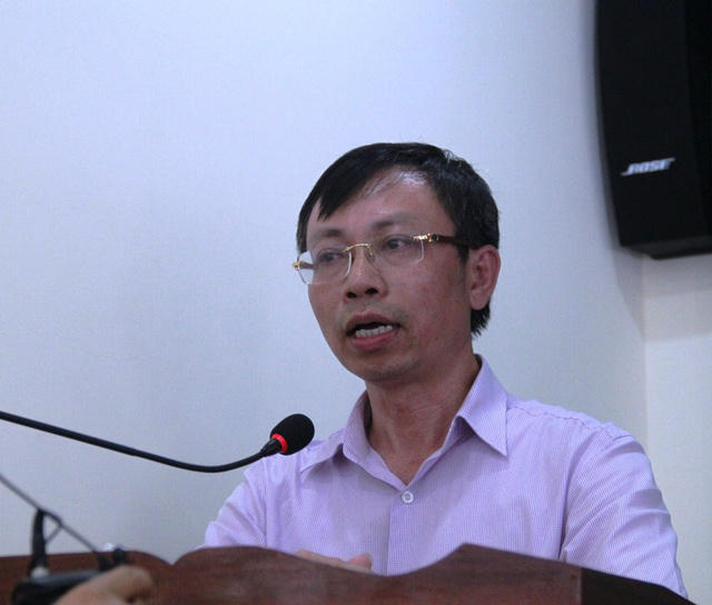 Ông Đào Hồng Đức, Giám đốc Trung tâm đăng kiểm tàu cá, Tổng cục Thủy sản thừa nhận lỗi.