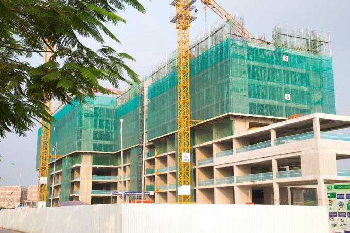 Dự án Anland Lakeview đang thi công đến tầng thứ 8