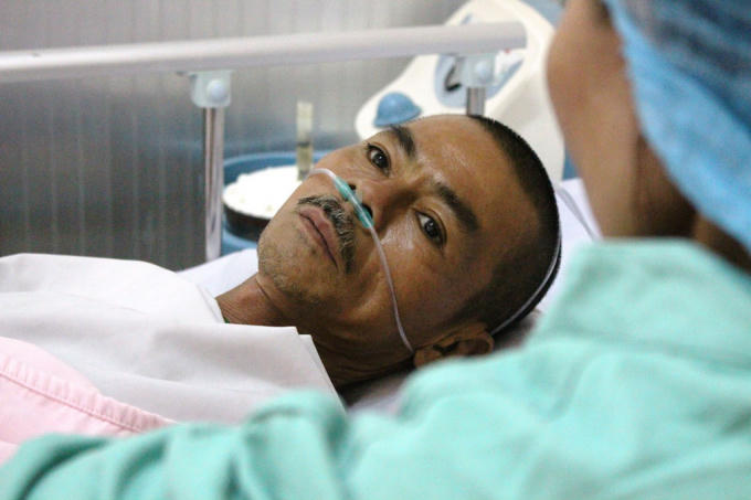 Sức khỏe hiệp sĩ Trần Văn Hoàng đang tiến triển tốt.