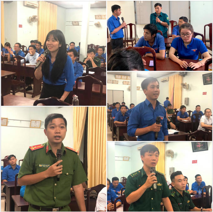 Nhiều băn khoăn, trăn trở, thắc mắc đã được các bạn trẻ mạnh dạn chia sẻ tại Lớp bồi dưỡng