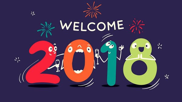 Welcome 2018 ngộ nghĩnh.