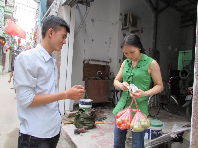 C&ocirc; Hoa - một người d&acirc;n sống gần nơi T&ugrave;ng trọ đ&atilde; trở th&agrave;nh