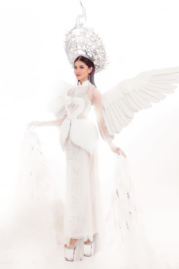 Á hậu Thùy Dung mang hình ảnh con cò của nông thôn Việt Nam đến Miss Intetnational 2017