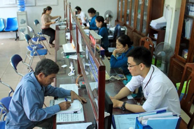 Khu vực một cửa ở Đà Nẵng trong giờ làm việc (ảnh: Nguyễn Đông/Vnexpress.net).