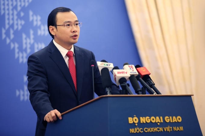 Người phát ngôn Bộ Ngoại giao Lê Hải Bình.