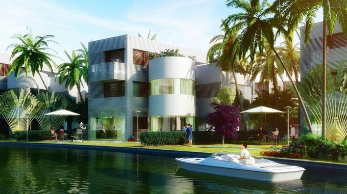 Phối cảnh những khu biệt thự sang trọng