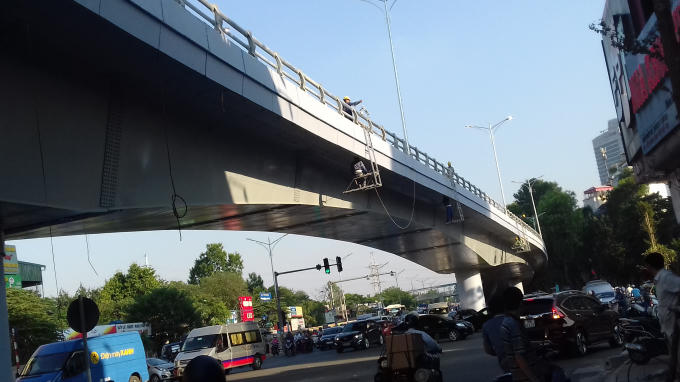 Sau khi thông cầu nút giao này sẽ chấm dứt việc ùn tắc giao thông như trước đây.