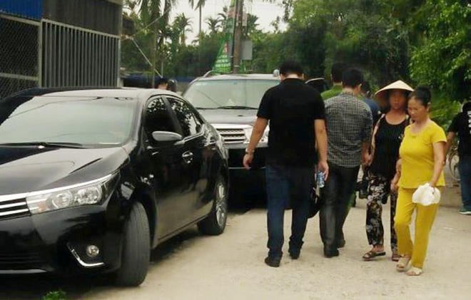 Hiện trường vụ việc.