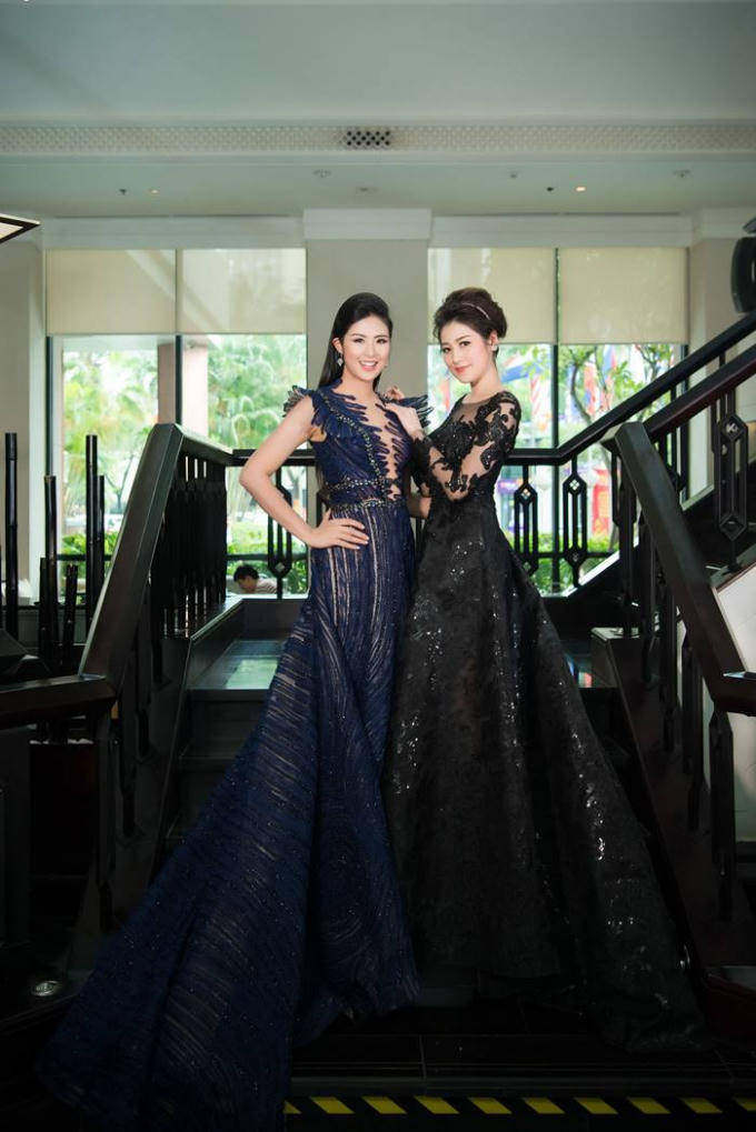 Hoa hậu Ngọc Hân - Á Hậu Tú Anh thân thiết như hai chị em