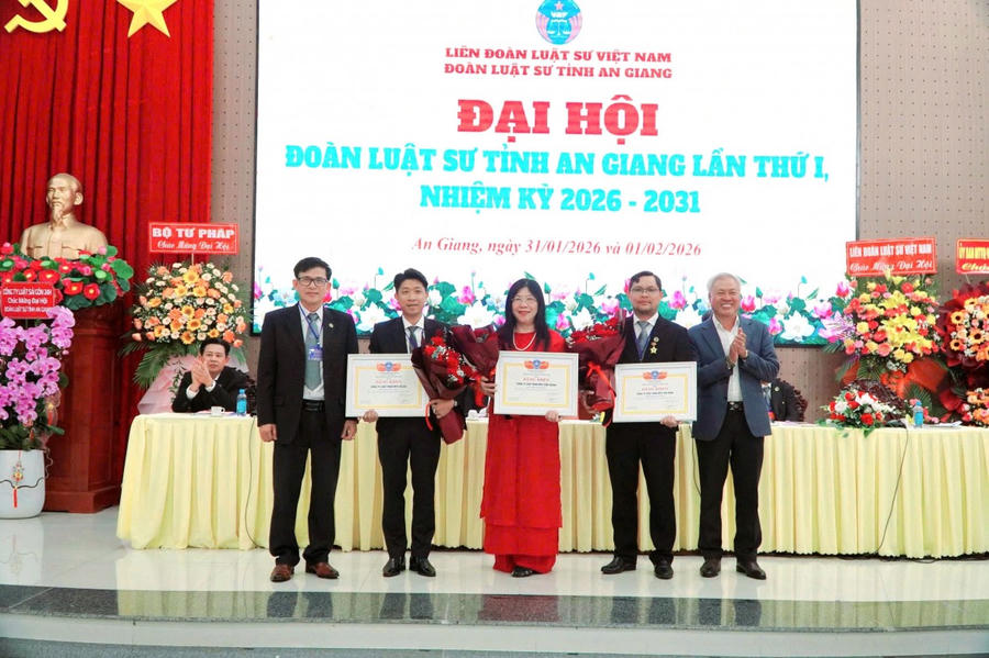 Luật sư Phạm Anh Vũ được bầu giữ chứ Chủ nhiệm Đoàn Luật sư tỉnh An Giang nhiệm kỳ 2026 - 2031 (ảnh bìa)