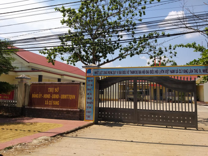 UBND xã Cư Giang, Ea Kar chỉ cách nơi nút cát trái phép và bãi tập kết chưa đầy 1 km