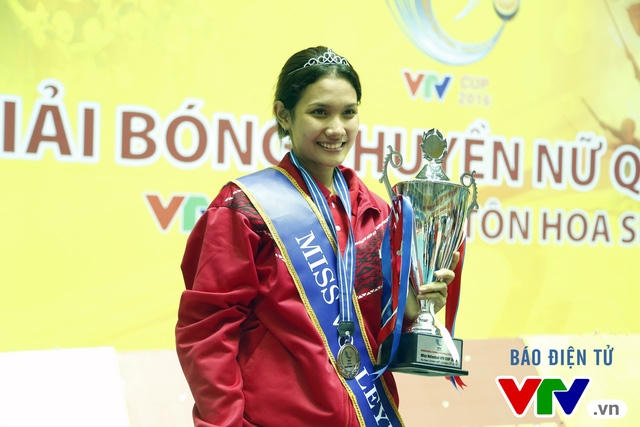 Danh hiệu Hoa khôi VTV Cup 2016 đã thuộc về VĐV của ĐT Indonesia - Nandita Ayu Salsabila.